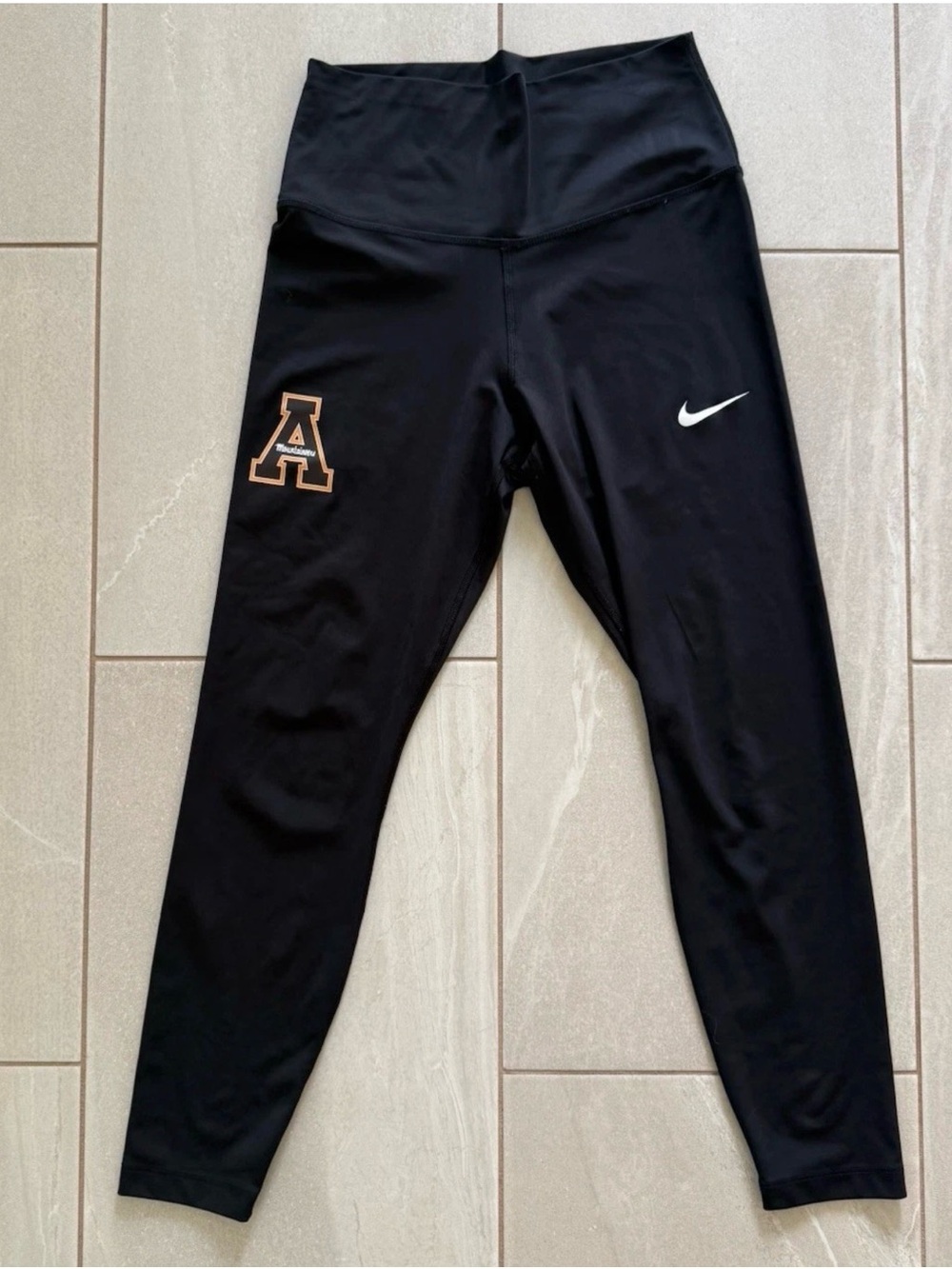 Nike Appalachian State Mountaineers Dri-FIT 7/8 Leggings Women M Black
